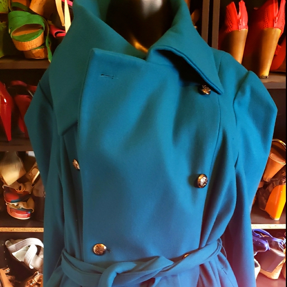 Brand New Super Rare Sean Jean Teal Blue 2x Coat